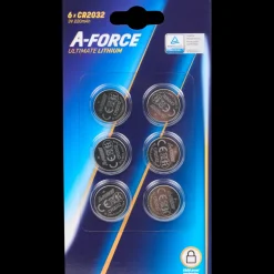 A-Force knoopcelbatterijen CR2032 6 Stuks | Action NL Outlet
