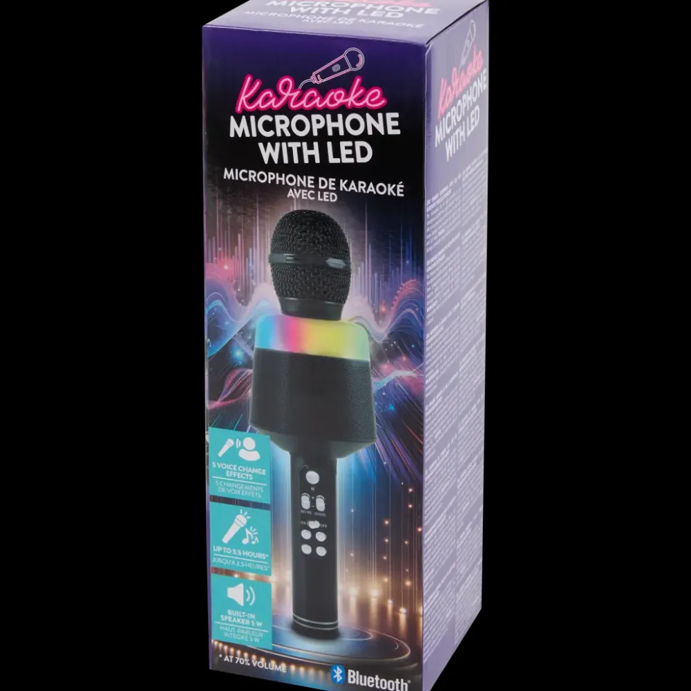 Draadloze karaokemicrofoon met licht | Action NL New