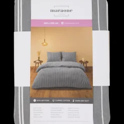 Flanel dekbedovertrek 240 x 220 cm | Action NL Hot