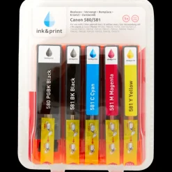 Ink & Print inktcartridges Canon 580/581 | Action NL Outlet