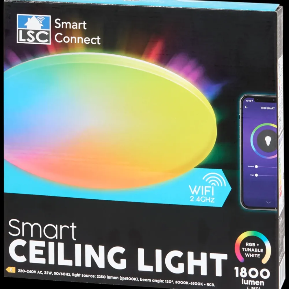 LSC Smart Connect plafonnière 19 watt 1800 lm | Action NL Online