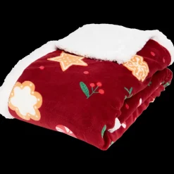 Plaid met kerstprint | Action NL Online