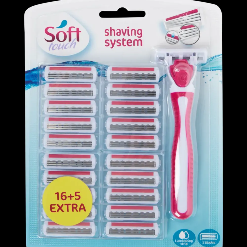 Soft Touch scheermes met extra mesjes | Action NL Best