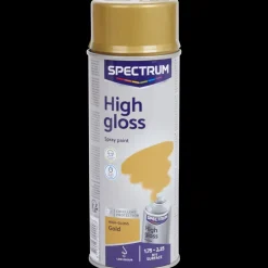 Spectrum hoogglans spuitverf goud Goud 400 ml | Action NL Clearance